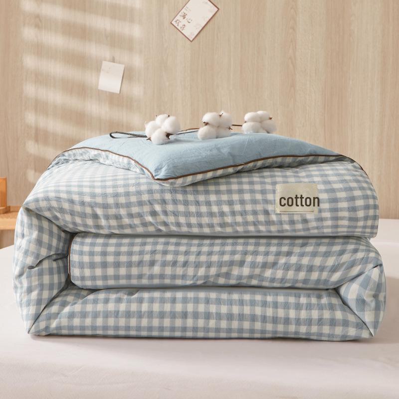 Plapumă din bumbac Xinjiang lucrată manual: 100% bumbac pur, gros și călduros pentru iarnă