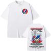 26 Grateful Dead Street Hip Hop T Shirt Short Sleeve Casual Cotton Tshirt Reverse Printing Fashion Teeshirt Sudaderas Soft Tops