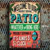 Retro Rectangular Tin Sign 20x30cm Vintage Metal Plaque for Home Garden Wall Decor