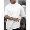 Men's Fashion Casual CALIFORNIA Print Regular Shoulder Short Sleeve T-Shirt, Comfortable and Versatile, Suitable for All Seasons