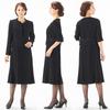 Black Formal Ribbon Ensemble All Season 2 Piece Set Black 11 [Monoir] (net-112) No.