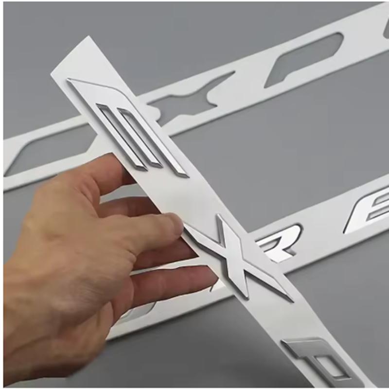 AAXW1 3D ABS Chrome Black EXPLORER Letters Car Front Hood Emblem Badge Sticker for Explorer 2011-2019 Car Styling Accessories