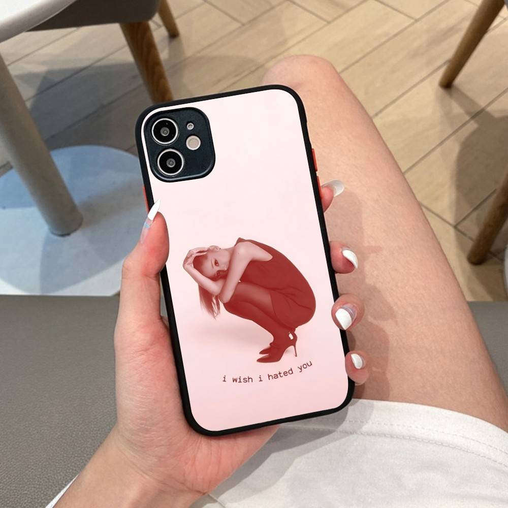A- Ariana G-Grande Phone Case For IPhone 14 11 12 13 Mini Pro Max 8 7 Plus X XR XS MAX Translucent Matte Cover