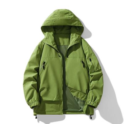Jaqueta com Capuz Casal Jaqueta Impermeável Masculina e Feminina Jaqueta Nova Casual Versátil Solta