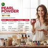 Parle Ropvatika Natural White Pearl Powder 50gm | Cosmetic Grade Pearl Powder for Skin Whitening & Glowing Skin | DIY Skincare, Face Pack, Soap M