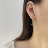 Vintage Vintage Scissor Hand Earrings Street Punk Cold Hip Hop Gestures Small Fun Bier Cute Ear Buckles