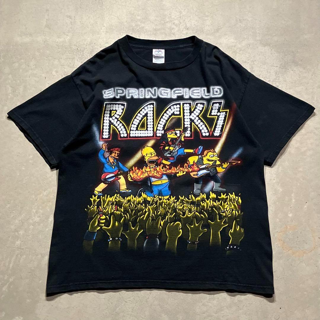 

[USED] 00s The Simpsons band anime gag t-shirt