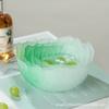 Transparent Tempered Galss Bowl Set Tableware Gradient Color Fruit Salad Dessert Bowl Home Living Room Breakfast Bowl