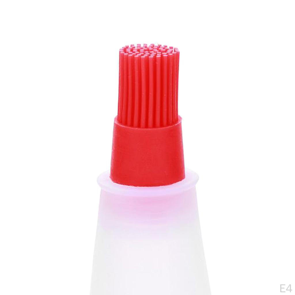 Heat Resistance Silicone Oil Bottle Brush for Grill Baking BBQ Marinate Food fits Pan