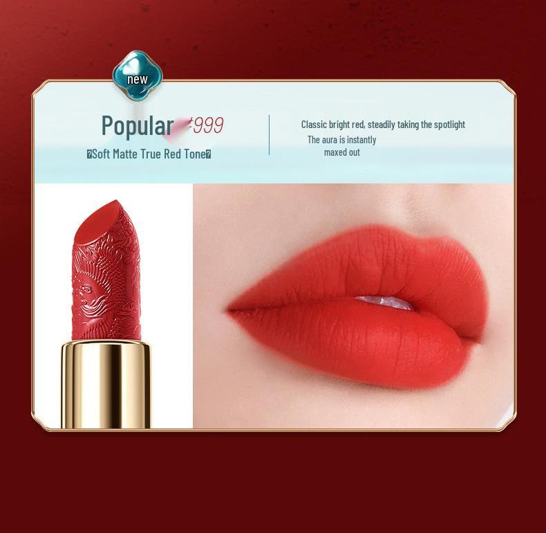 Soft Mist Carved Mattes Langanhaltendes Samt-Lippenstift-Set - Nicht verblassend, einfach aufzutragen Östlicher Lipgloss.