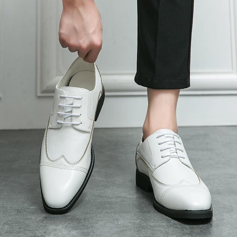 Fashion Men's Brogues Shoes Business Men Leather Shoes Casual Oxfords Shoes For Men