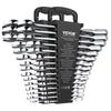 Combination Wrench Set 30 PCS SAE 1/4" to 1", Metric 8-24mm Organizer Rack