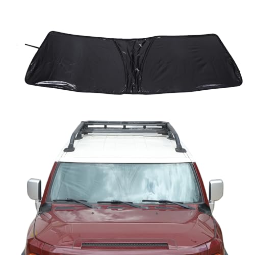 Car Sunshade for Toyota FJ Cruiser (2007-2021), UV Protection, Windshield Sunshade, Car Shade, Front Sunshade, Light Blocking, Heat Insulating, UV Pro