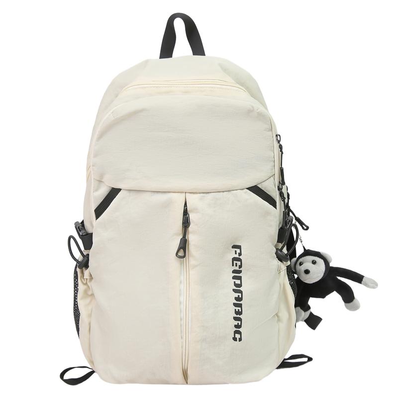

Outdoor Lightweight Men s Backpack Large Capacity Women s Commuter Backpack Student Schoolbag білий