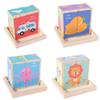Wooden 3d Puzzle For Kindergarten And Early Education Children
