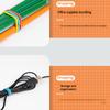 Colored Rubber Bands Elastic Rubber Bands Multi-Color Rubber Bands Office Supplies Multi-Purpose Colored Rubber Bands