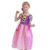 Rapunzel Princess Dress Costume For Kid Girl Halloween Cosplay Puff Sleeve Birthday Party Dresses Gowns Children Clothes