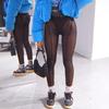 Bobbi K21PT668 Multi-color Women's European & American 2021 Fall/Winter Fashion Tight See-through Mesh Leggings