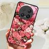 Case For Honor Magic 8 8Pro Luxury Fashion Tempered Glass Phone Back Cover For Honor Magic8 Funda Camera Protection Casing Funda