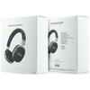 Cuffie Over-Ear Guess Bluetooth ENC Metalliche Logo Script 4G Nere