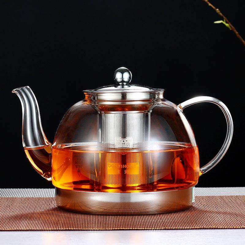 2026 Induction Cooker Glass Teapot: Heat-Resistant, Thickened Kettle for Boiling and Brewing on Ceramic Cooktops