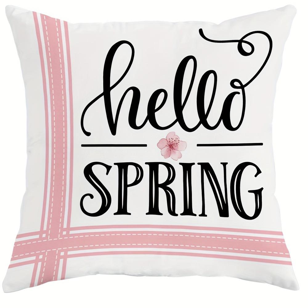 Enchanting Sakura - themed Pillow Cover: Welcome Spring & Embrace Sweet Home Sofa bed cushion cover home room decoration