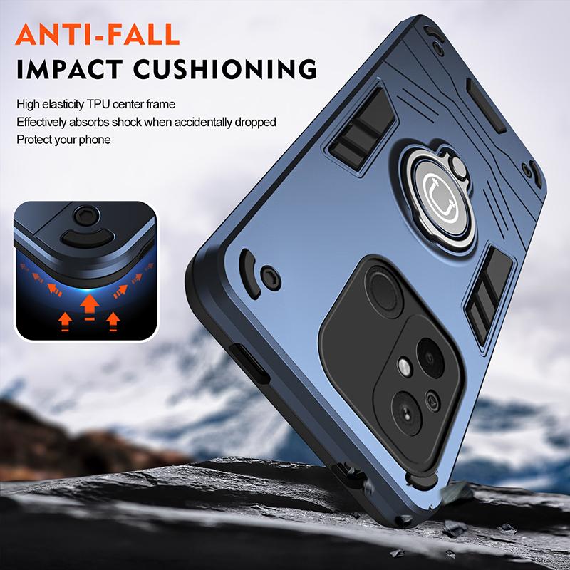 Shockproof Armor Funda For Redmi 12C A1 Plus A2 Plus A3 Slide Lens Protect Case Magnet Charge Men's Phone Cover For Redmi 14C