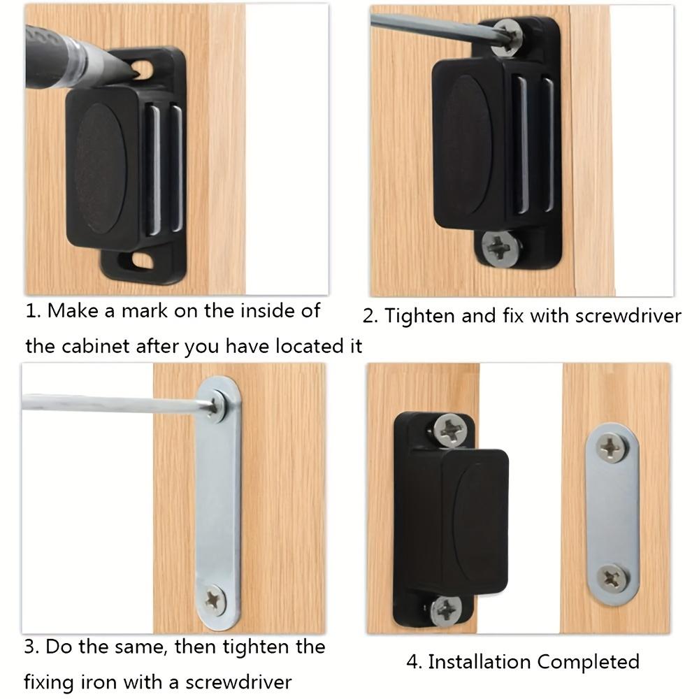 Cabinet Magnet Latch Door Catches Kitchen Cupboard Wardrobe Closet Drawer Magnetic Closer Home Furniture Hardware
