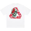 Palace P3 Skull T-Shirt White Unisex Tops P28TS141