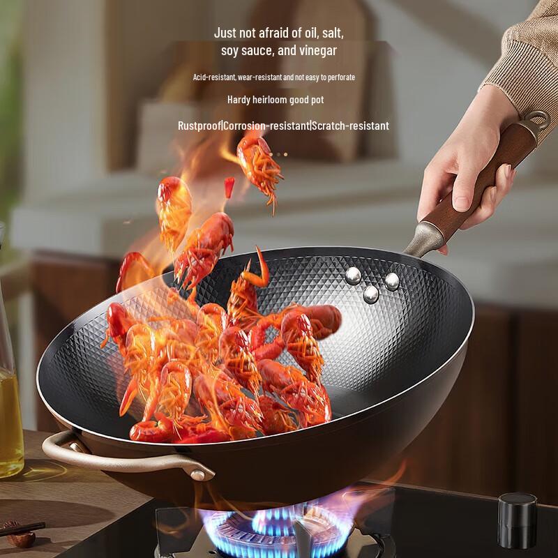 ASD Rust-Free 4th Gen Refined Iron Wok