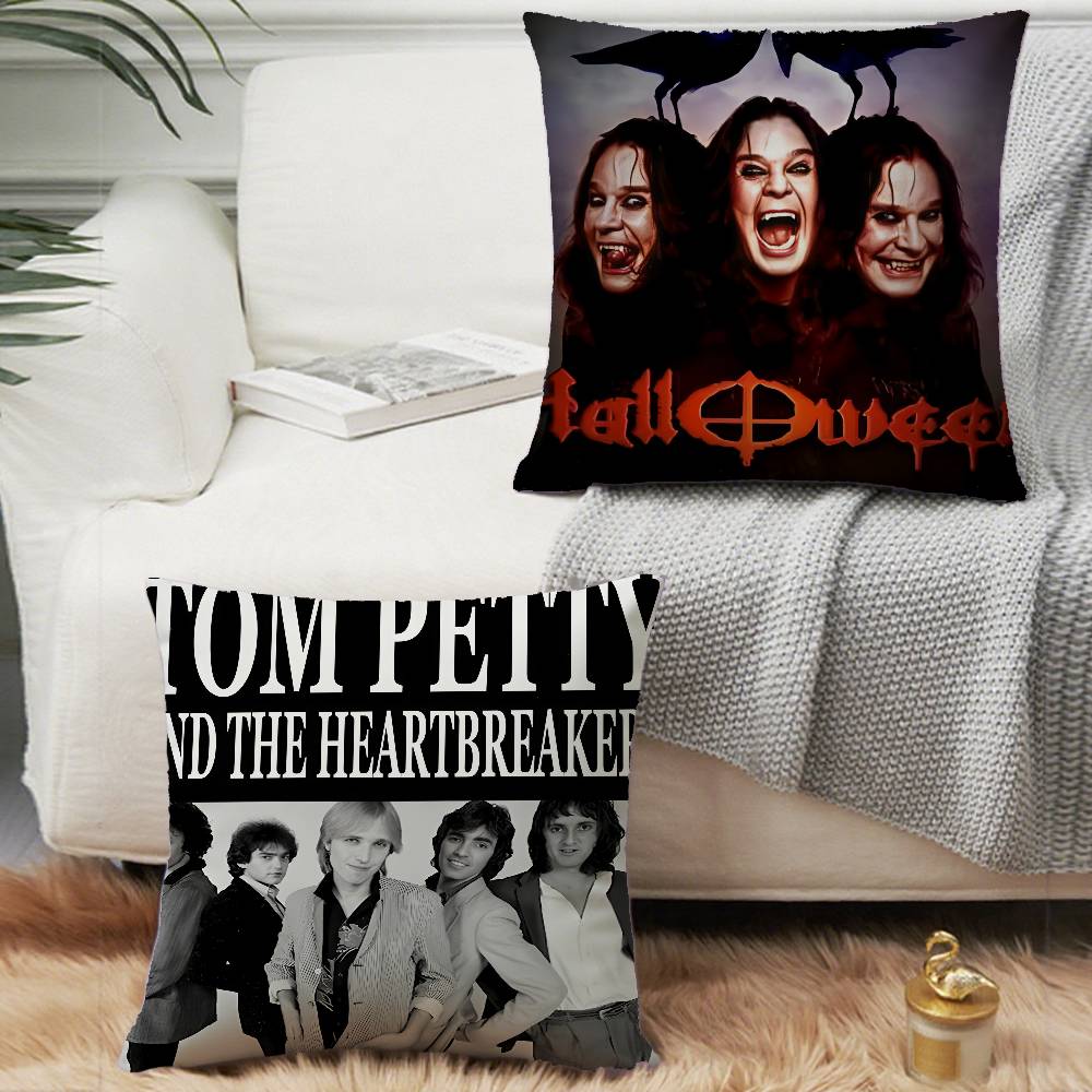 Singer-O-Ozzy Osbournes Pillow Case Plush Fabric Soft Pillowcase Double Sided Print Cushion Cover Household Gifts
