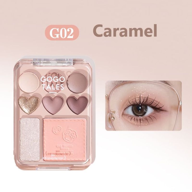 GOGO TALES - Heart Blush Palette - Caramel