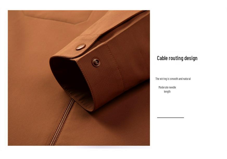 2026 Men's Spring Lapel Zipper Jacket: Casual, Trendy, and Versatile for Middle-aged Dads