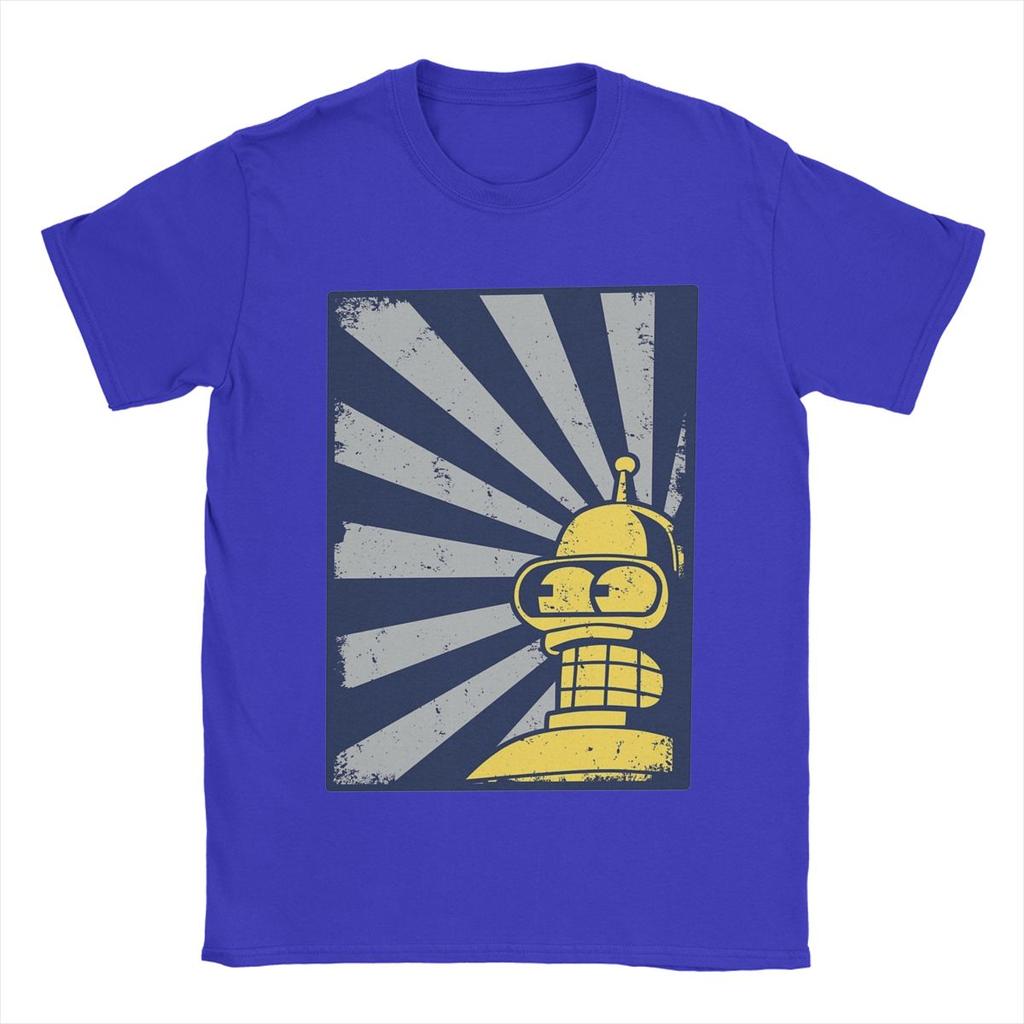 T-shirt Uomo Benders Ray 100% Cotone T-shirt Divertenti Girocollo Manica Corta Abbigliamento Idea Regalo