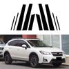 10 Piezas Cubierta Adhesiva para Moldura de Pilares de Ventana de Puerta de Coche para Subaru Crosstrek/Subaru XV/XV Crosstrek 2013-2017 Negro Brillante Adhesivo para Coche