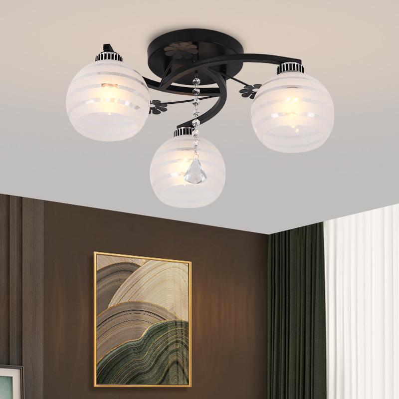 Nordic Modern Three-Head Chandelier: Stylish Creative Lighting Fixture for Bedroom or Restaurant