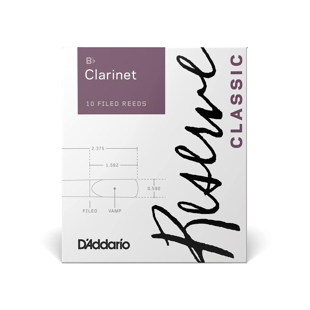 WoodWinds plátek pro Bb klarinet RESERVE CLASSIC DCT1035 10 kusů D'Addario D'Addario [Tvrdost 3,5] []