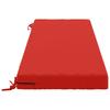 2 Piece Bench Cushion Set SOEST 2 Pcs 100percent  Polyester Red