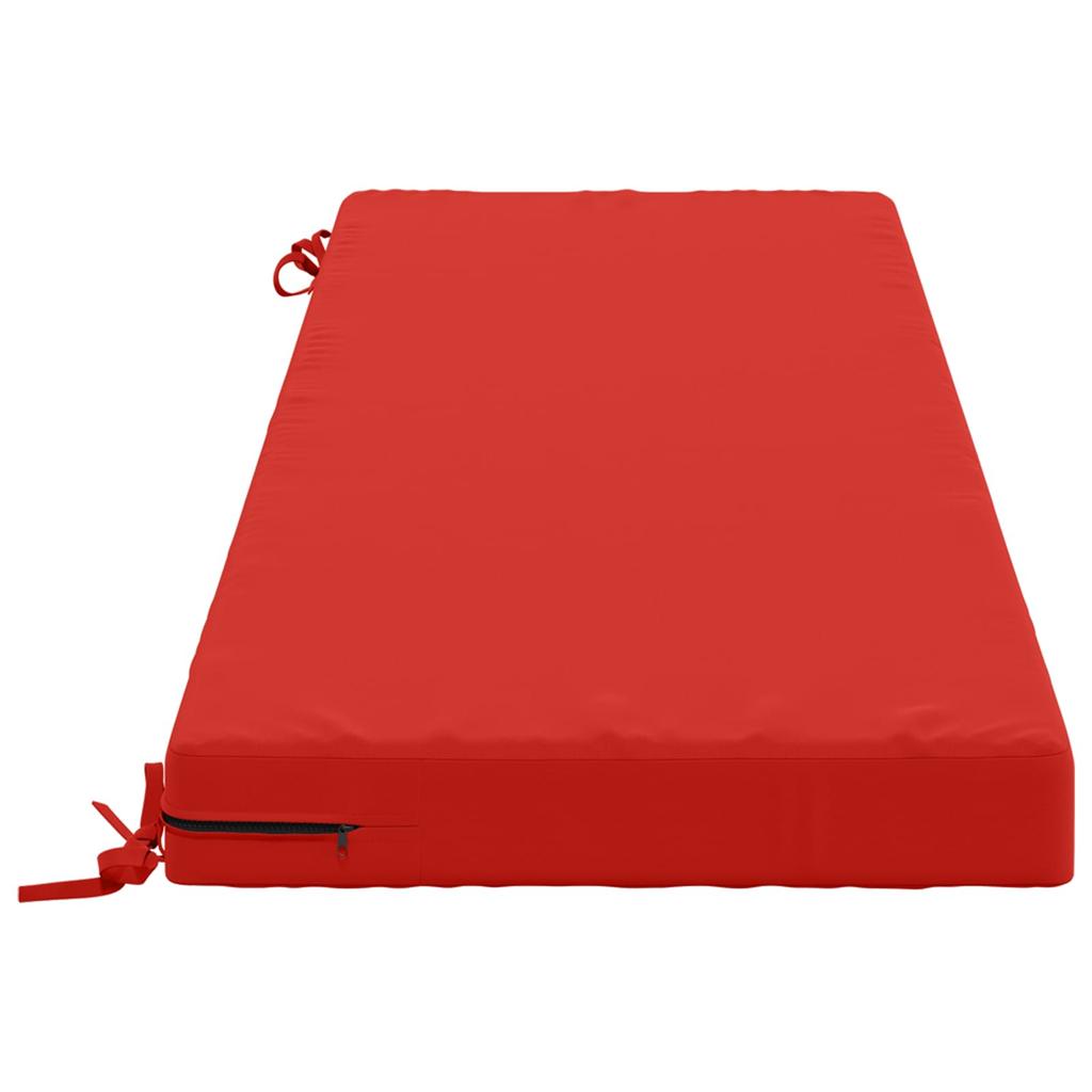 2 piece bench cushion set SOEST 2 pcs 100percent polyester red