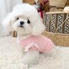 Dog Cotton Vest Lace Ruffle Cap Sleeve Pullover Puppy Clothes Soft Breathable Summer Pet T Shirt with Bow for Small Medium Dogs Cats