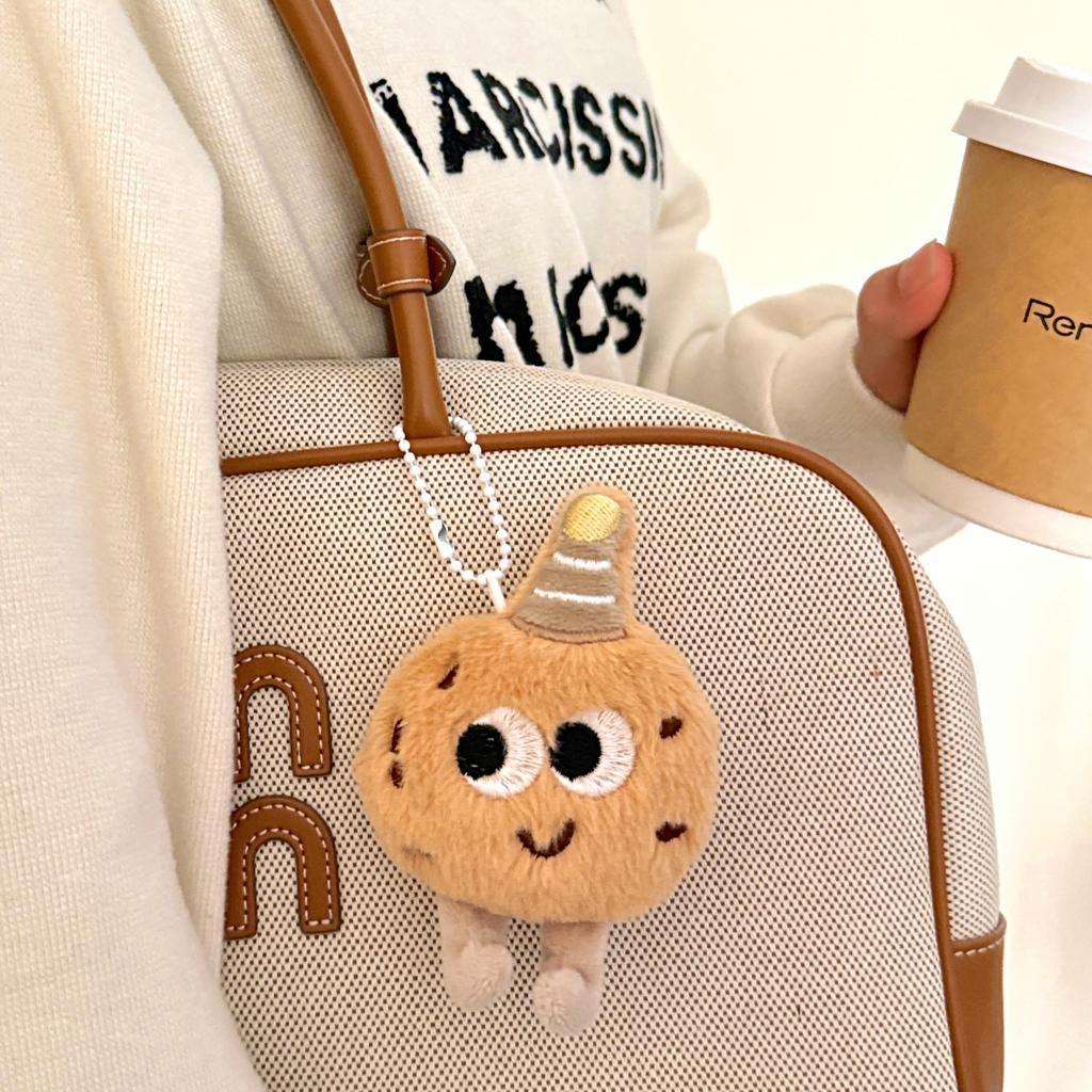 1/5 Pcs Food Plush Doll Pendant Creative Cookies Doll Pendant Backpack Versatile Decoration Pendant