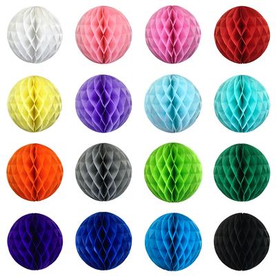 1pc  4'' 6'' 8'' 10'' Honeycomb Ball Paper Flower Lantern Ball Wedding Party Kids Birthday Party Xmas Decoration Baby Show Supplies
