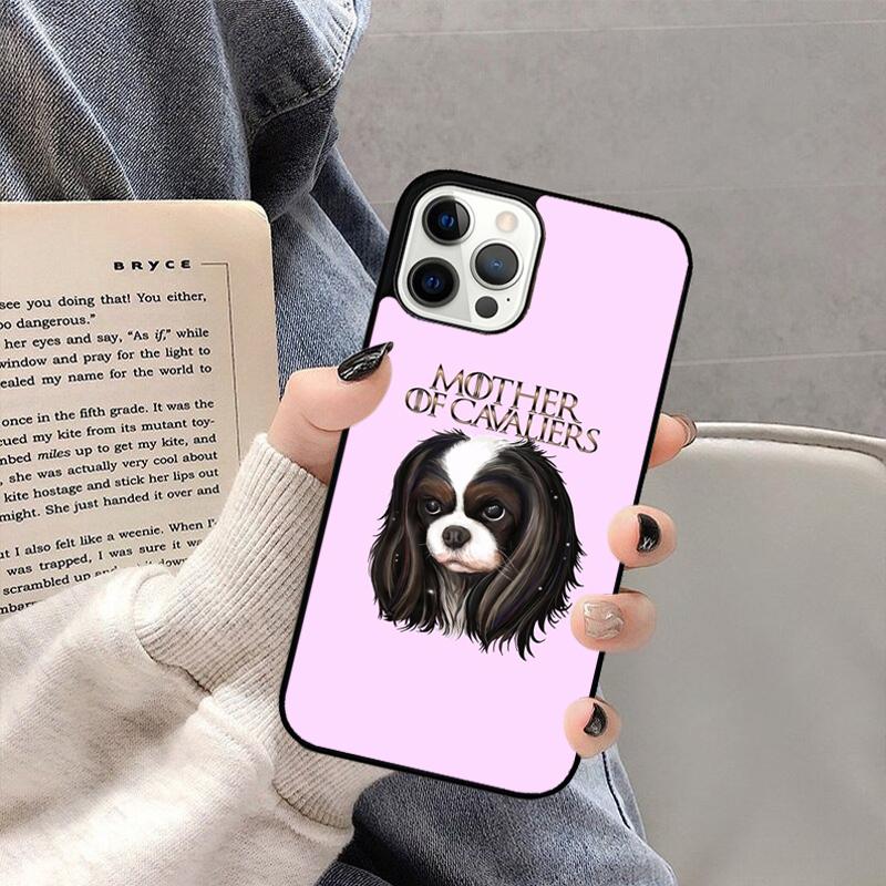 Cavalier King Charles Spaniel Dog Phone Case Cover For iPhone 17 Air 16 15 14 Plus 11 12 13 Pro  Max Coque Cover Shell
