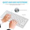Portable Wireless Bluetooth Keyboard, Mini 78-Key Compact Keyboard for iPad, Mac, Android, Arabic/Spanish/French/Korean/Russian/Thai Keyboard (Russia)