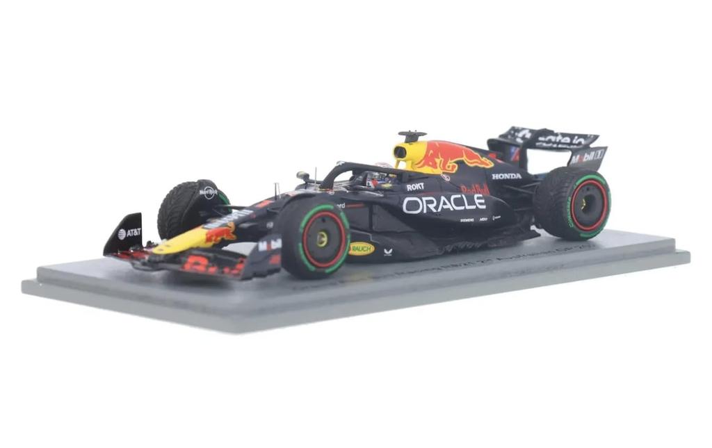 Spark 1/43 Oracle Red Bull Racing RB21 2025 F1 Australian Grand Prix 2nd Place #1 M. Verstappen Completed Model with Sponsor Logos