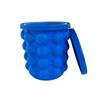 Double-layer Portable Ice Bucket for Outdoors and Bars: Commercial-Grade Round Insulation System for Home Use.