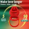 APP Vibrating Cock Ring Sleeve Delayed Ejaculation G-spot Stimulation Penis Vibration Massager Anal Plug Sex Toys for Couples