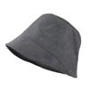 Suede Wool Bucket Hat Plush Basin Sun Cap Outdoor Panama Hat  for Women