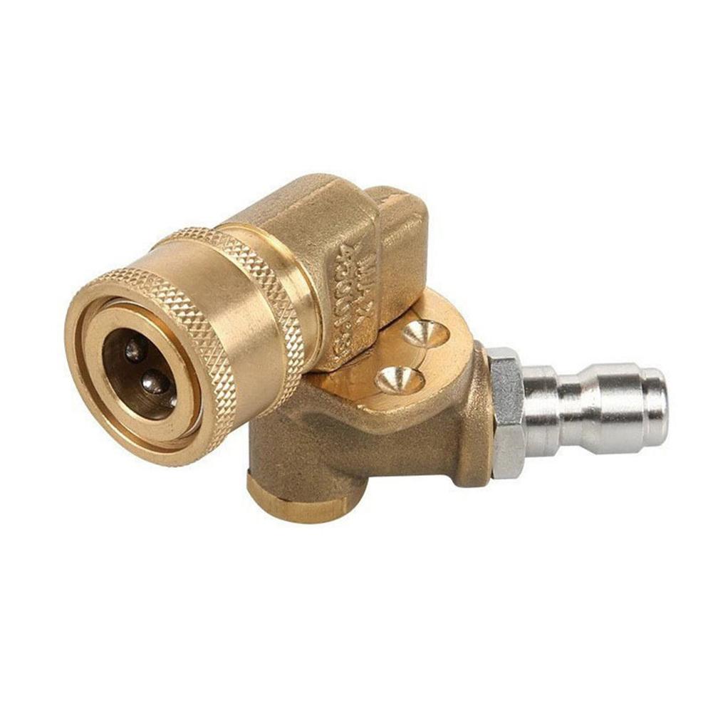 4in Nozzle for High Pressure Cleaner with /4 Interface Quick Connect and For 360 Degree Adjustable Swivel for Thorough Cleaning