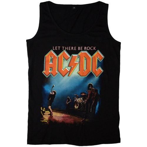 AC/DC Womens/Ladies Let There Be Rock Vest Top M noir